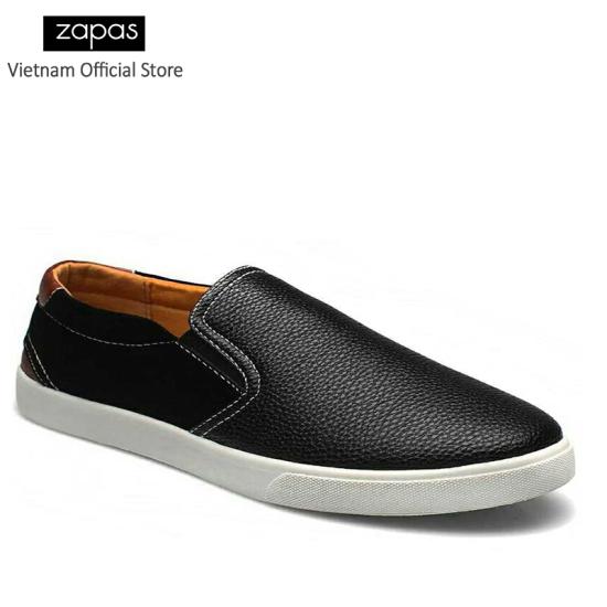 Giày lười thời trang nam Zapas GL013 màu đen - GL013BA