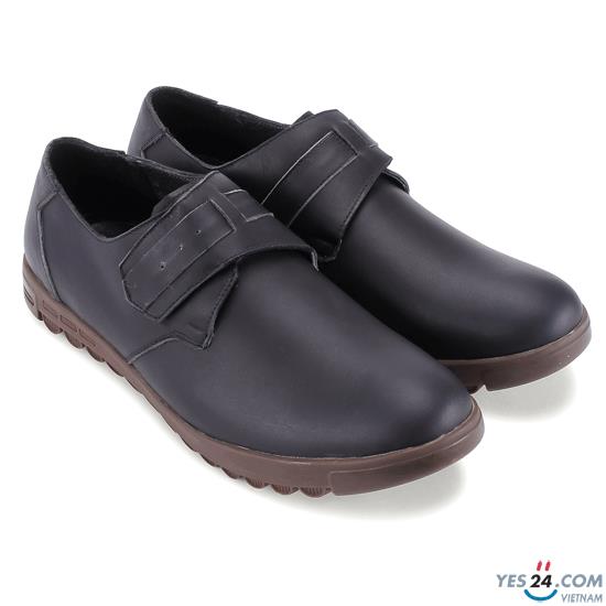 Giày nam Huy Hoàng thời trang màu đen -  HH7713