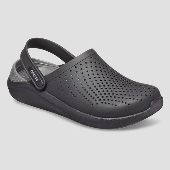 Giày sandal Unisex Crocs Literide Clog Black/Slate Grey 191448208186