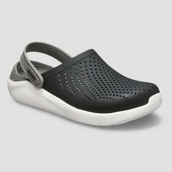 Giày sandal unisex Crocs Literide Clog Black/Smoke 191448300309