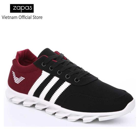 Giày Sneaker thể thao nam Zapas GS001 màu đen phối đỏ - GS001BA