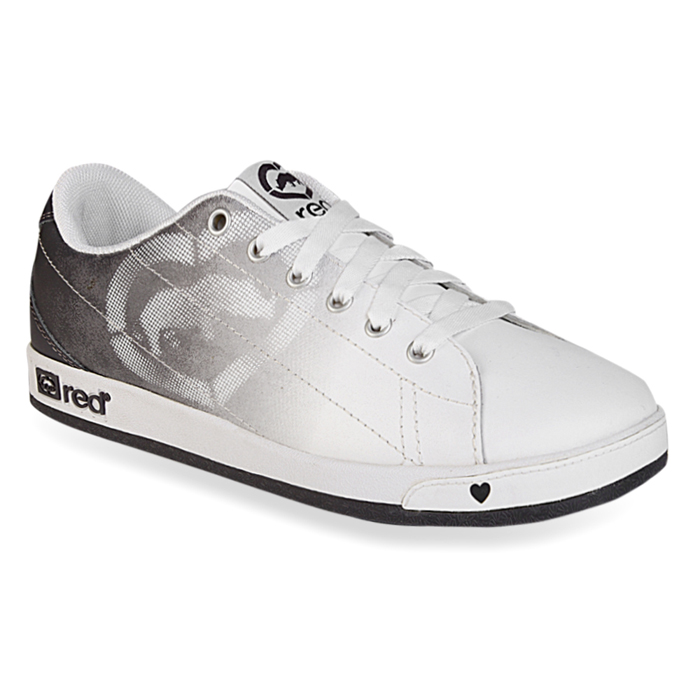 Giày sneaker thể thao nữ Ecko Unltd màu trắng phối đen IF17-26120 WHITE