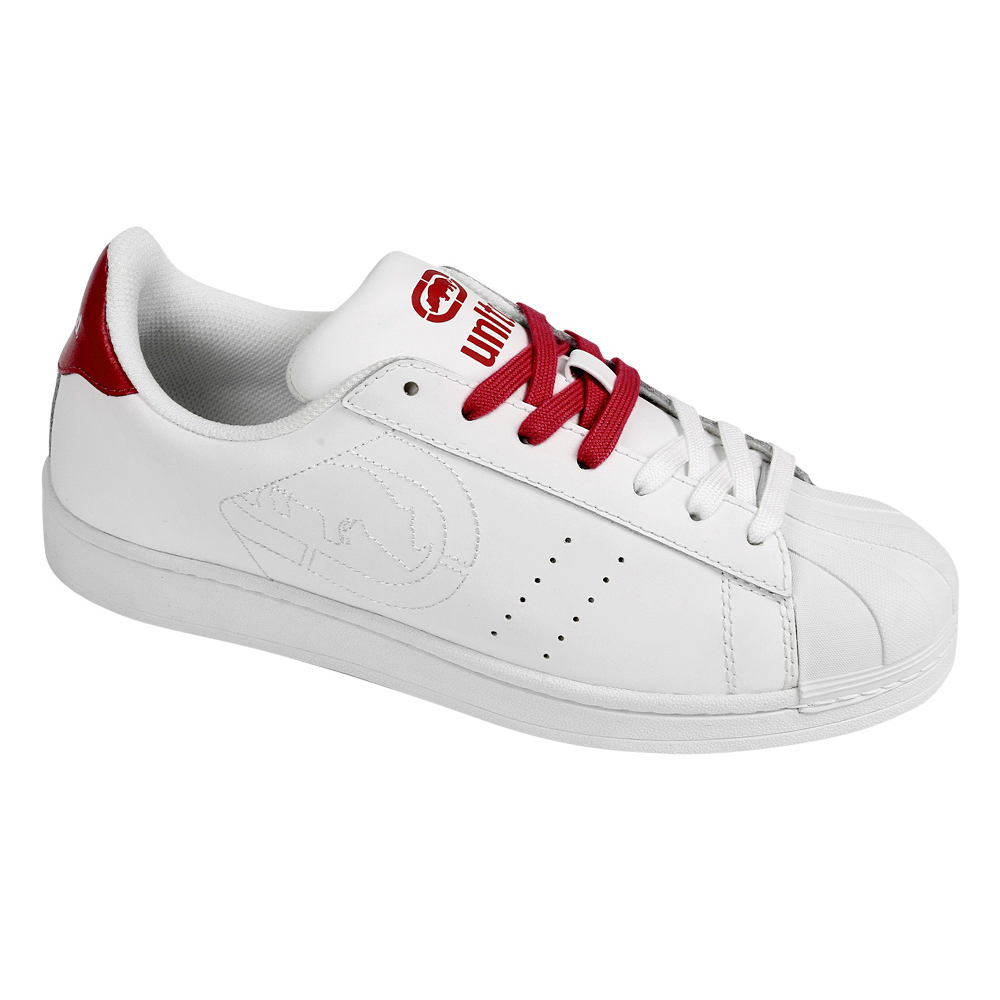 Giày sneaker thể thao Unisex Ecko Unltd màu trắng phối đỏ IF17-28093 WHT/RED