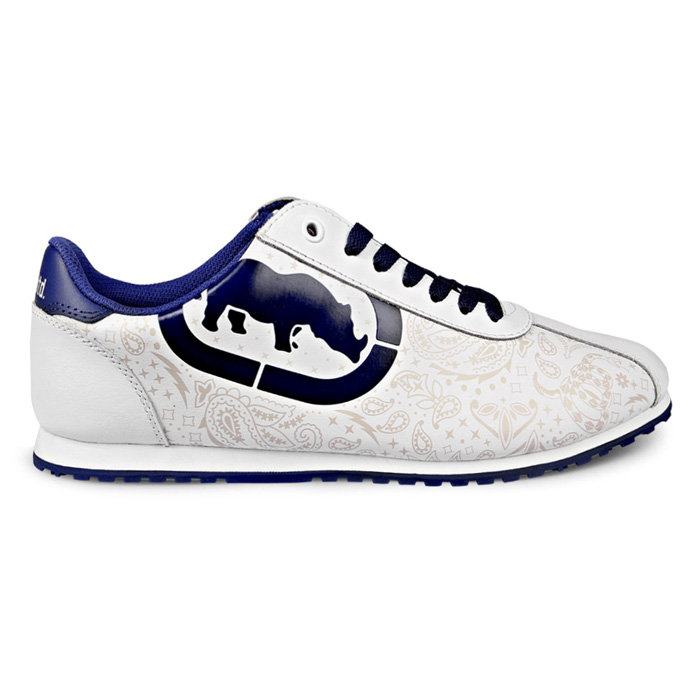 Giày sneaker thể thao Unisex Ecko Unltd màu trắng phối họa tiết IF17-24095 WHITE