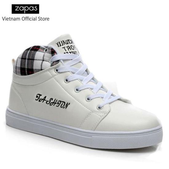 Giày Sneaker thời trang nam Zapas GS044 màu trắng - GS044 WH