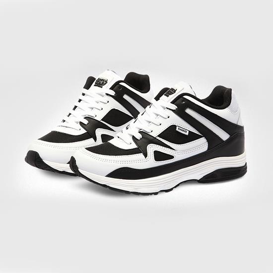 Giày Sneakers Paperplanes nam nữ (Đen trắng) - SN715