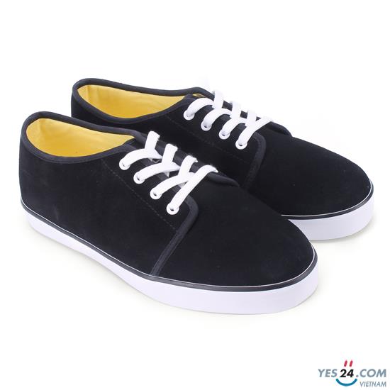 Giày Sneakers QuickFree Courtesy Da Bò Nam màu đen - M160305-001