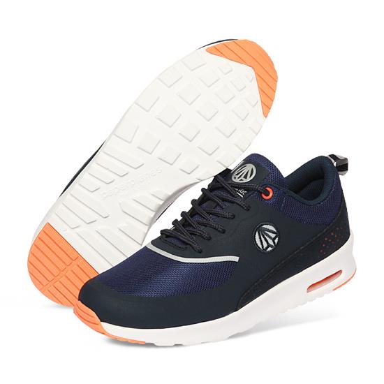 Giày Sneakers thể thao nam Paperplanes - Xanh navy - PP1330 Navy Orange