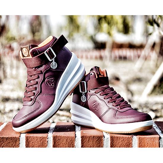 Giày Sneakers thể thao nữ Paperplanes - Nâu - PP1334 Brown