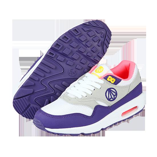 Giày Sneakers thể thao nữ Paperplanes - Trắng xám tím - PP1317 White Gray Purple