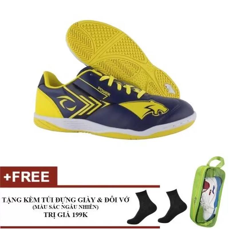 Giày thể thao nam Pan Thái Powe (Tặng túi đựng giầy + 1 đôi vớ) SportSlink - Vàng xanh - GIAY_PAN_VX