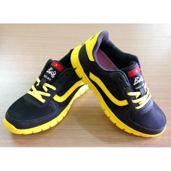 Giày thể thao nữ (Đen sọc vàng) BA8 - 018