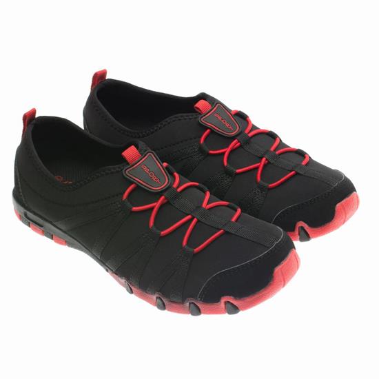 Giày thể thao nữ màu đỏ đen-DSW050400DOO