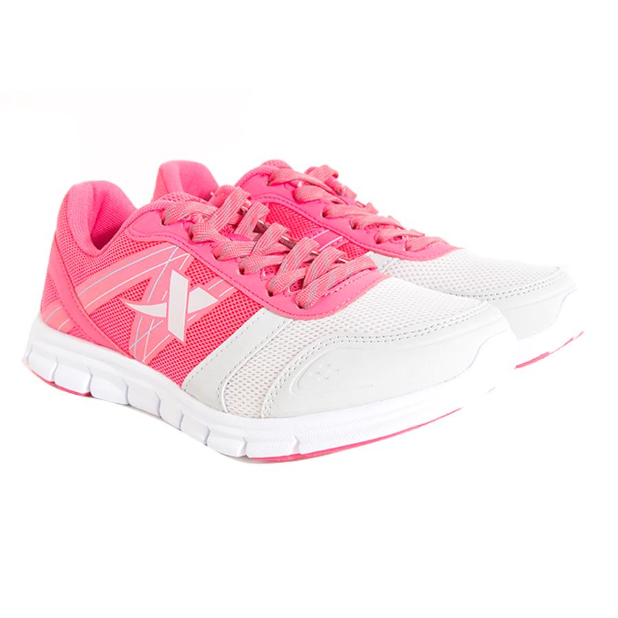 Giày thể thao nữ Xtep màu xám nhạt phối hồng - 984218115919-3