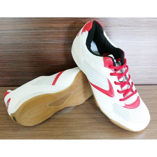 Giày thể thao si phối lưới (Trắng phối đỏ) CLCP - 005