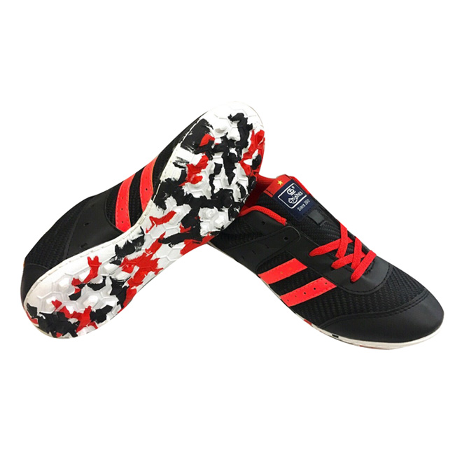 Giày thể thao unisex Chí Phèo màu đen đỏ GUM 094C