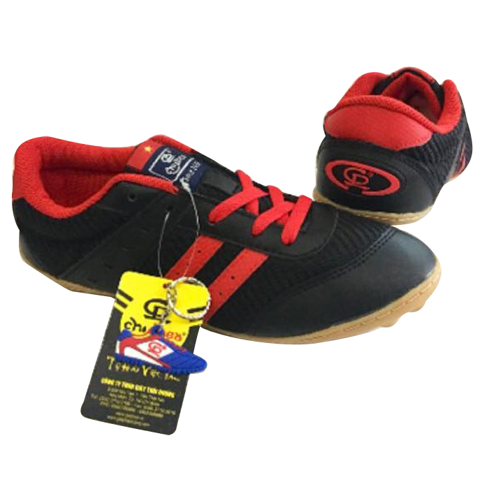 Giày thể thao Unisex Chí Phèo màu đen phối đỏ - GUM 094C