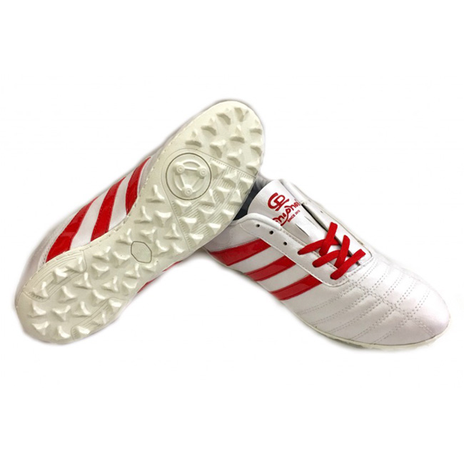 Giày thể thao unisex Chí Phèo màu trắng sọc đỏ ĐBCP  124C