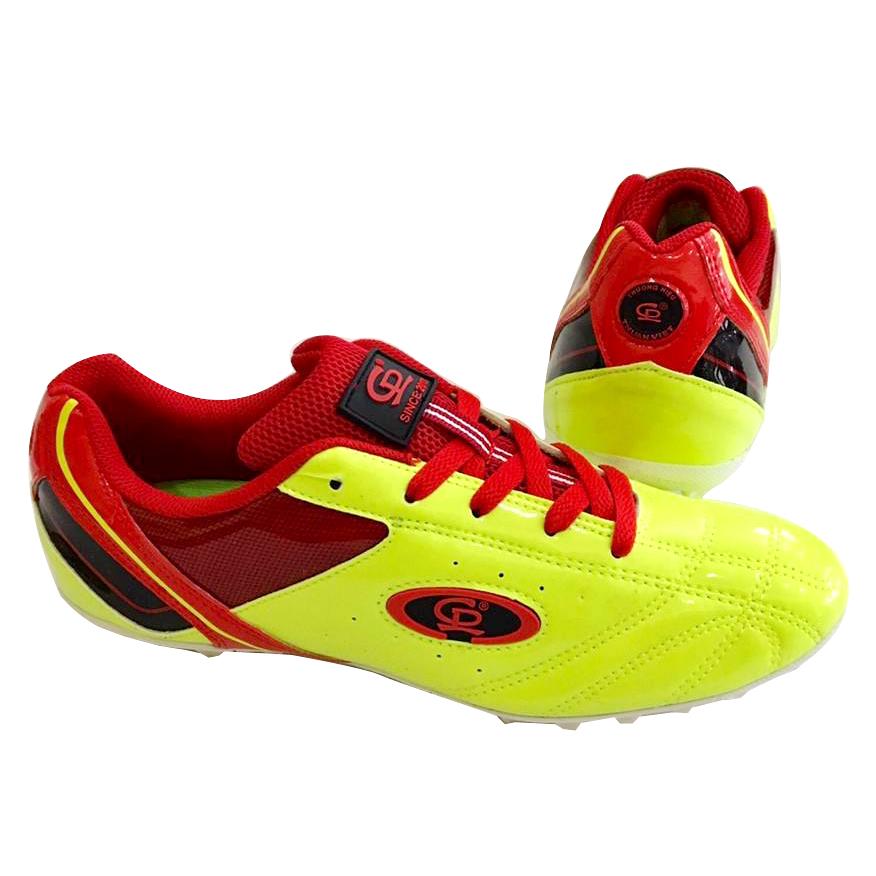 Giày thể thao Unisex thời trang Chí Phèo - Vàng chanh phối đỏ - ĐBCP  104T