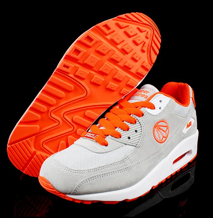 [HONEYDEAL6] Giày Sneakers thể thao Paperplanes Unisex - Xám cam - PP1101 Grey Orange
