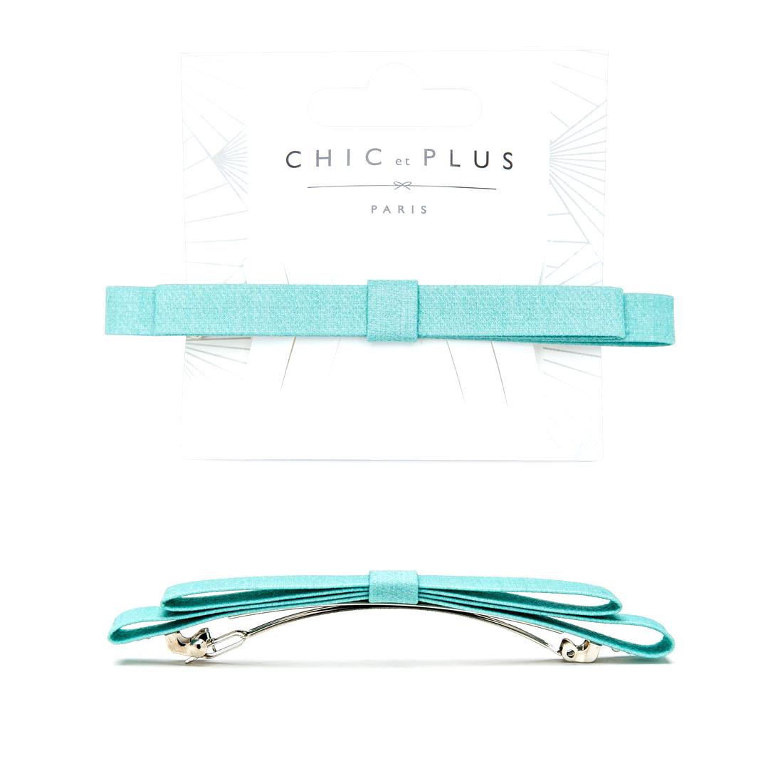 Kẹp satin nơ xanh Chic Et Plus - CEP100217- BLUE