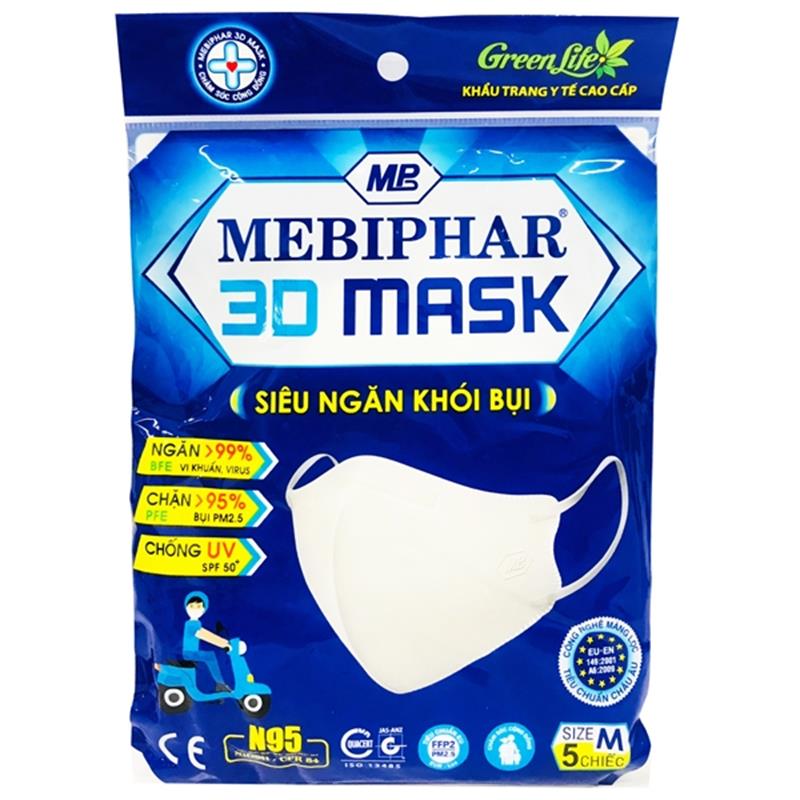 Khẩu Trang 3D Mask MEBIPHAR Size M