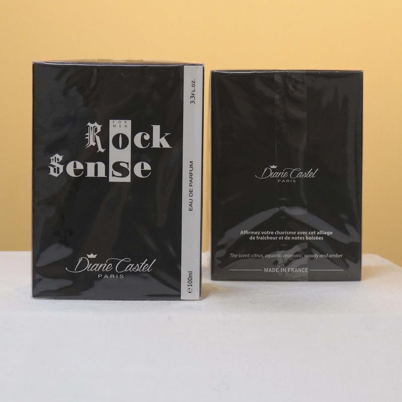 Nước hoa nam Rock Sense for men của Diane Castel 100ml vỏ đen NH007