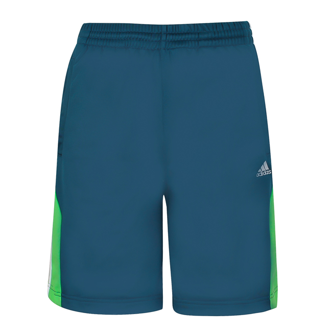 Quần short nam Adidas  màu xanh navy phối xanh lá 2 bên- N40