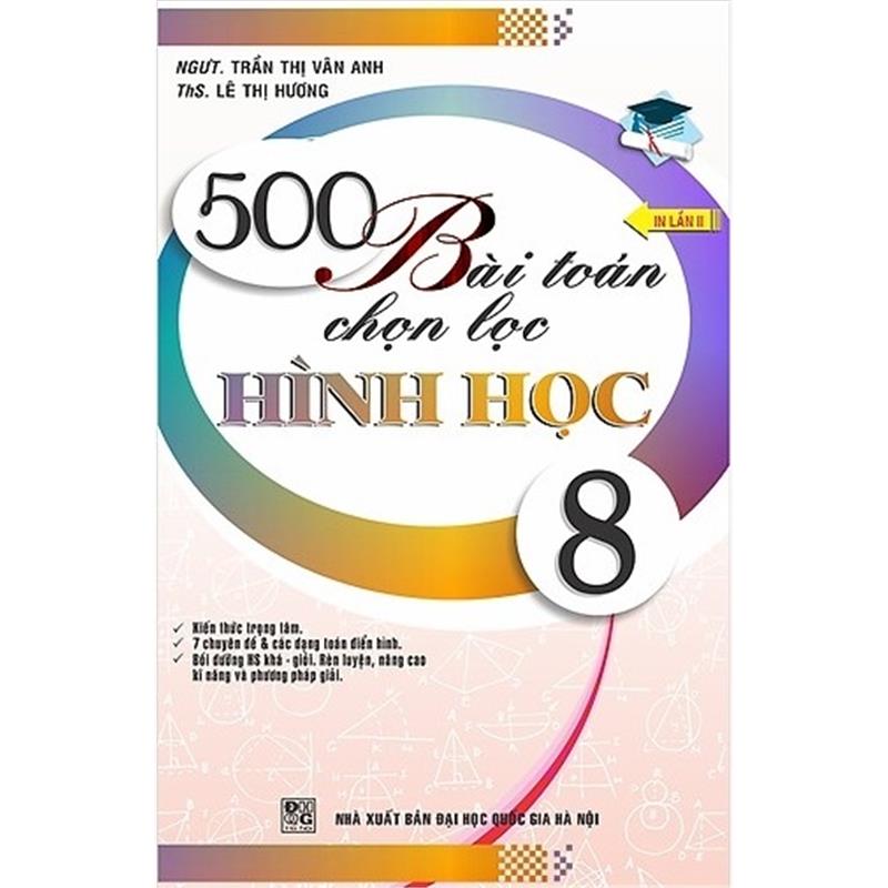 Sách 500 Bài Toán Chọn Lọc Hình Học 8