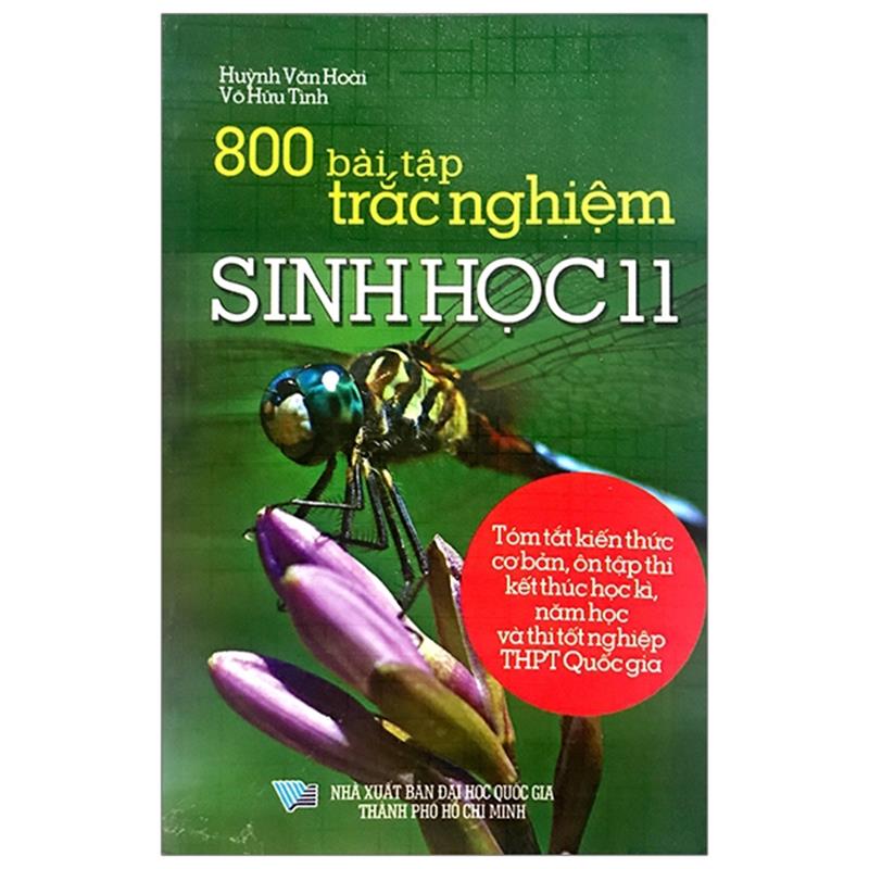 Sách 800 Bài Tập Trắc Nghiệm Sinh Học 11