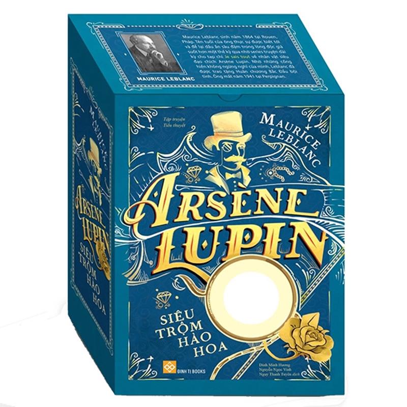 Sách Boxset Arsène Lupin - Siêu Trộm Hào Hoa (Trọn Bộ 5 Cuốn) - Tặng Kèm Kính Lúp