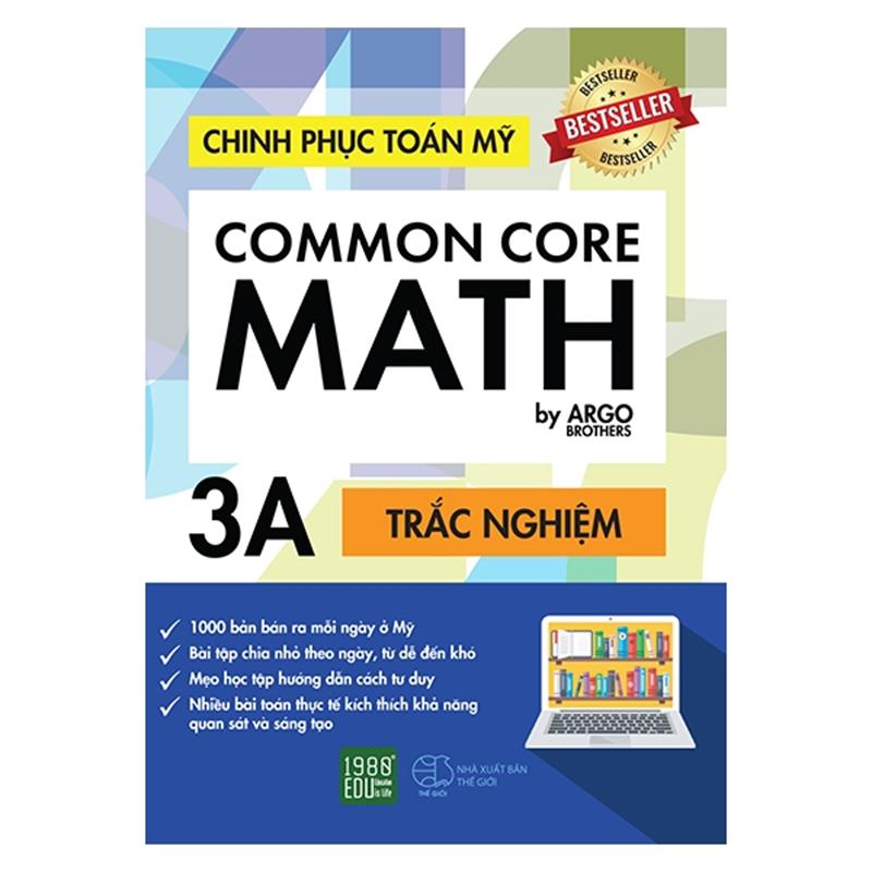 Sách Chinh Phục Toán Mỹ - Common Core Math (Tập 3A)