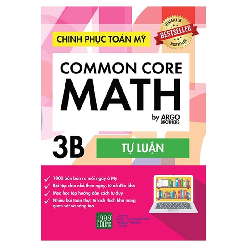 Sách Chinh Phục Toán Mỹ - Common Core Math (Tập 3B)