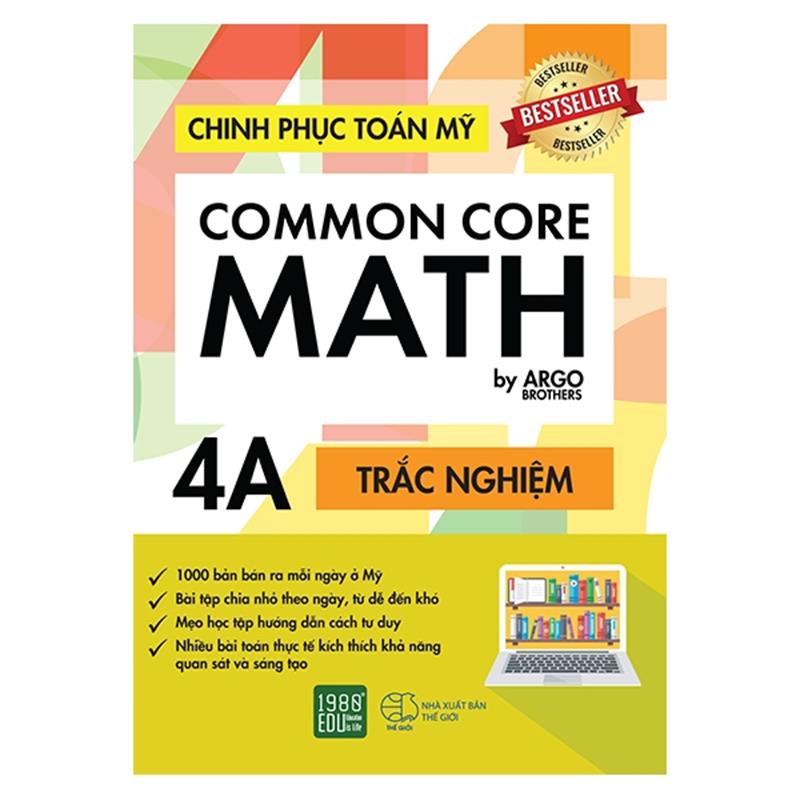 Sách Chinh Phục Toán Mỹ - Common Core Math (Tập 4A)