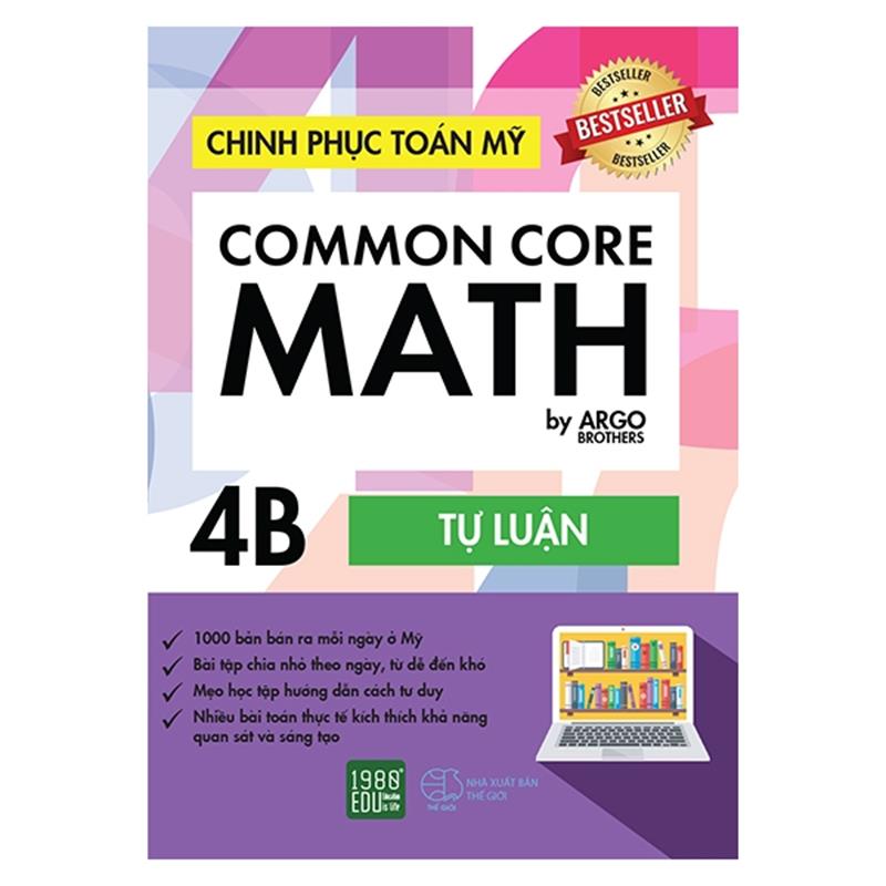Sách Chinh Phục Toán Mỹ - Common Core Math (Tập 4B)