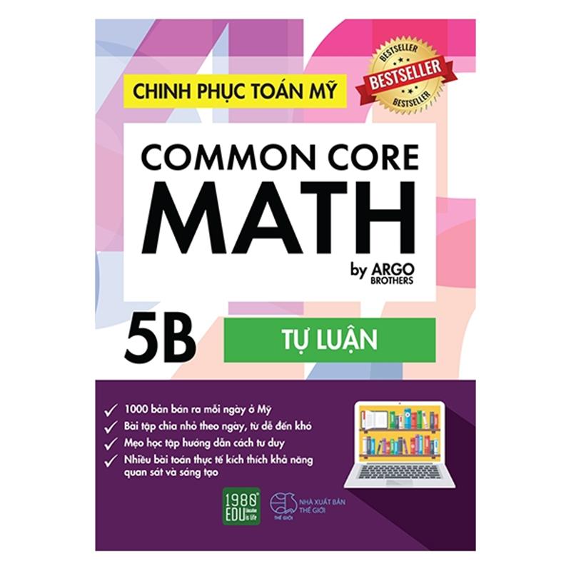 Sách Chinh Phục Toán Mỹ - Common Core Math (Tập 5B)
