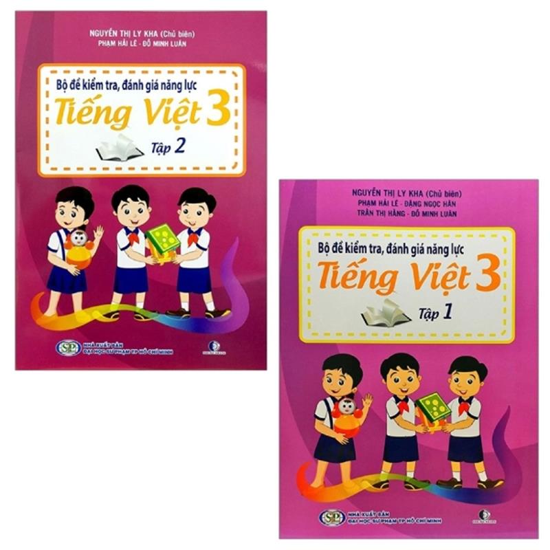Sách Combo Bộ Đề Kiểm Tra, Đánh Giá Năng Lực Tiếng Việt 3: Tập 1 Và 2 (Bộ 2 Tập)