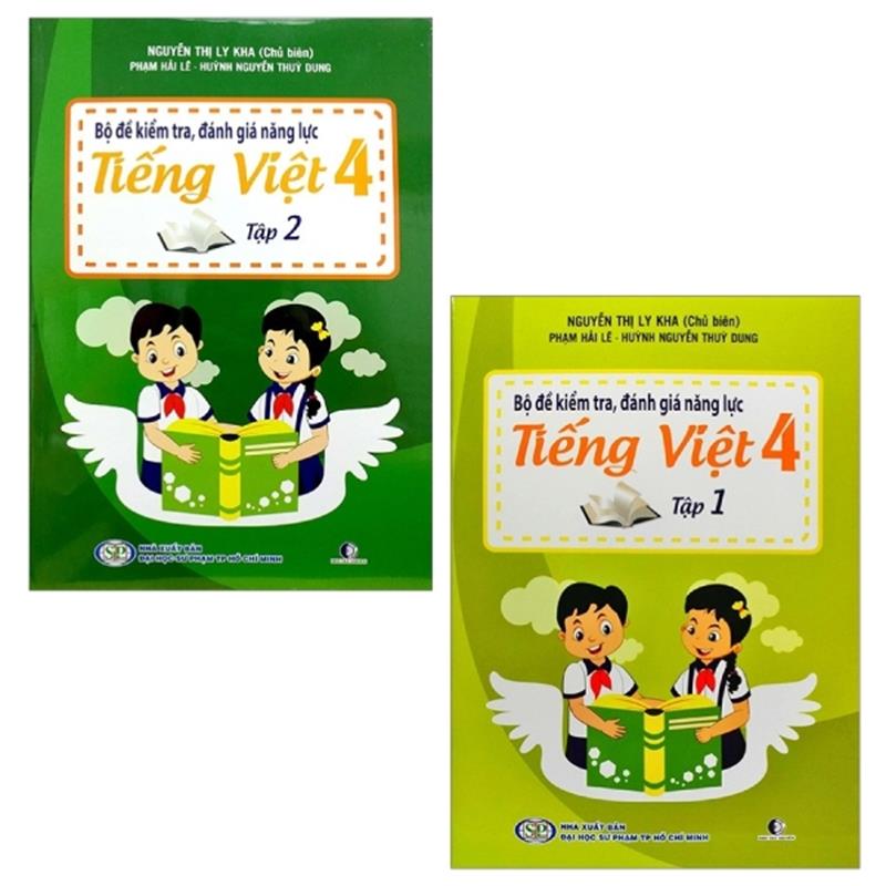 Sách Combo Bộ Đề Kiểm Tra, Đánh Giá Năng Lực Tiếng Việt 4: Tập 1 Và 2 (Bộ 2 Tập)