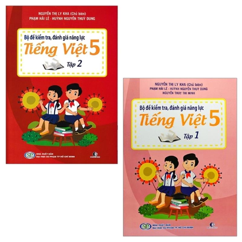 Sách Combo Bộ Đề Kiểm Tra, Đánh Giá Năng Lực Tiếng Việt 5: Tập 1 Và 2 (Bộ 2 Tập)