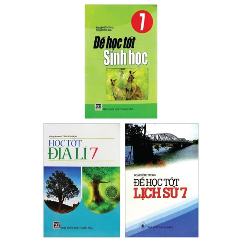 Sách Combo Để Học Tốt Lịch Sử 7 + Để Học Tốt Sinh Học 7 + Học Tốt Địa Lí 7 (Bộ 3 Cuốn)