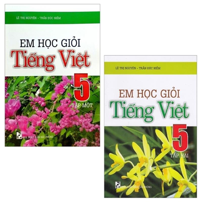Sách Combo Em Học Giỏi Tiếng Việt 5 - Tập 1 Và 2 (Bộ 2 Tập)