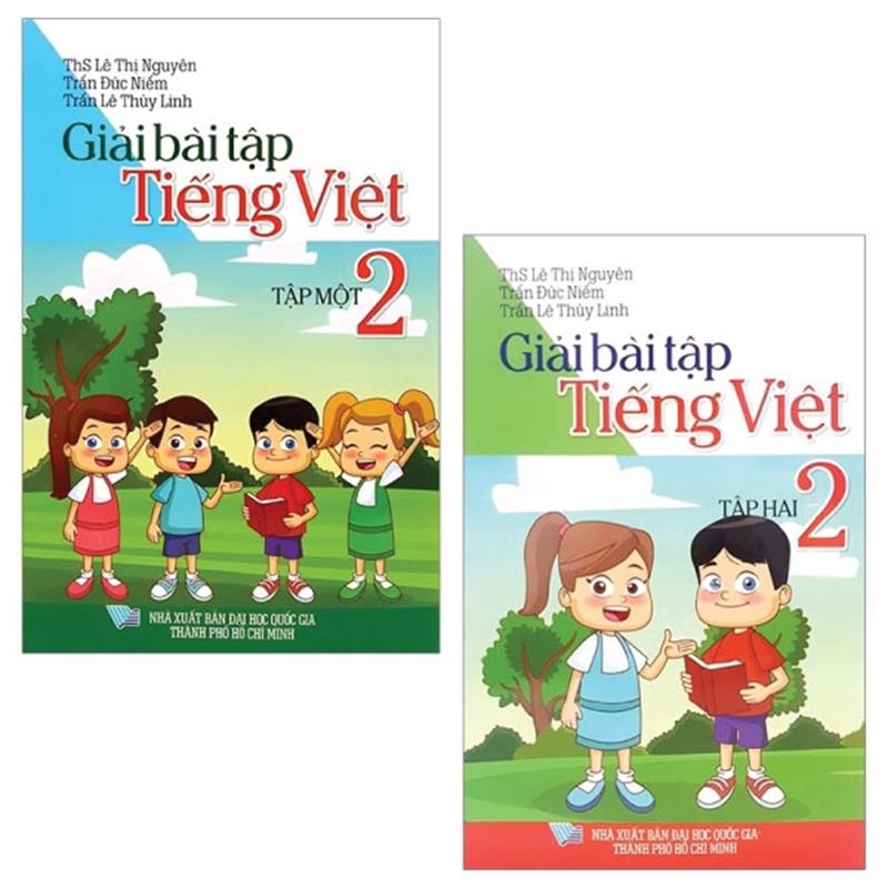 Sách Combo Giải Bài Tập Tiếng Việt 2: Tập 1 + 2 (Bộ 2 Tập)