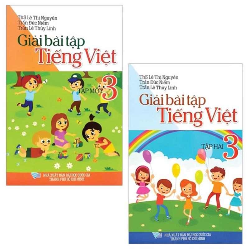 Sách Combo Giải Bài Tập Tiếng Việt 3: Tập 1 + 2 (Bộ 2 Tập)