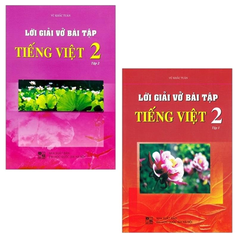 Sách Combo Lời Giải Vở Bài Tập Tiếng Việt Lớp 2: Tập 1 Và 2 (Bộ 2 Tập)