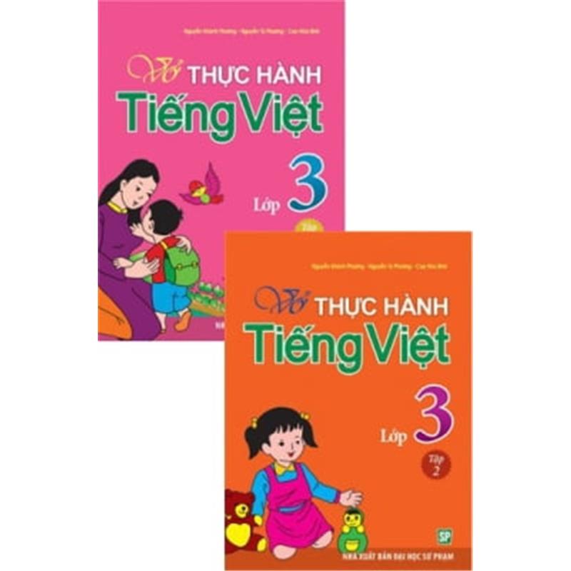 Sách Combo Vở Bài Tập Thực Hành Tiếng Việt Lớp 3 (Bộ 2 Tập)