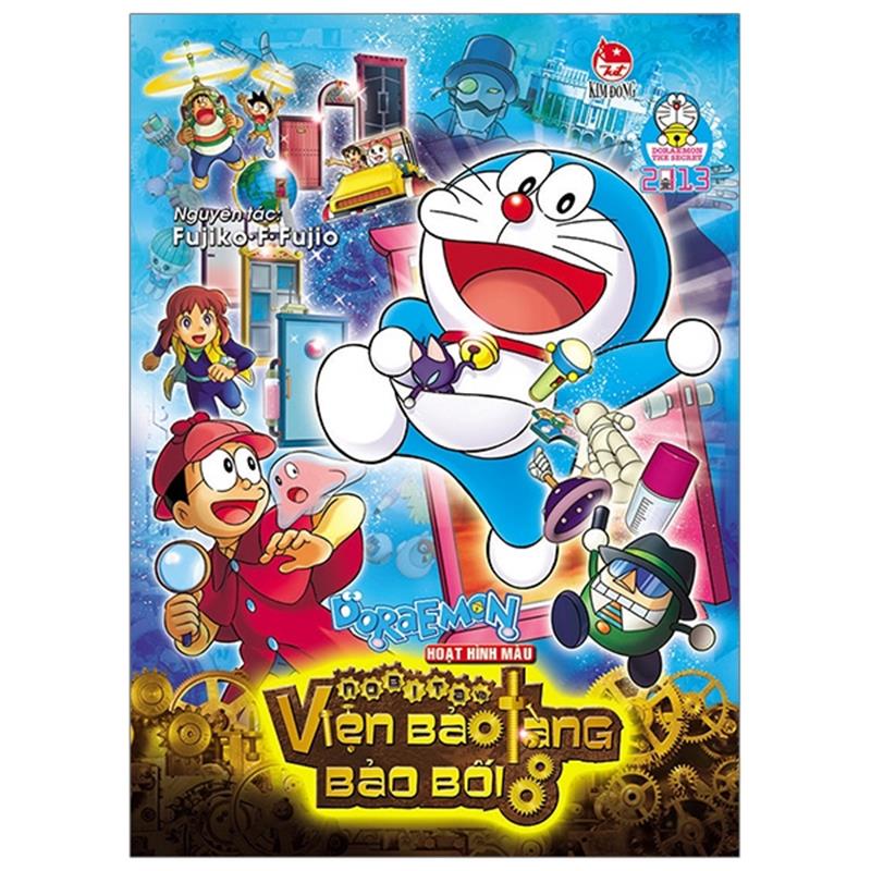 Sách Doraemon Hoạt Hình Màu: Nobita Và Viện Bảo Tàng Bảo Bối (Tái Bản 2019)