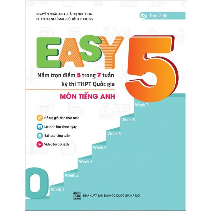 Sách Easy 5 - Nắm Trọn Điểm 5 Trong 7 Tuần