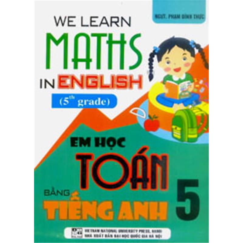 Sách Em Học Toán Bằng Tiếng Anh Lớp 5
