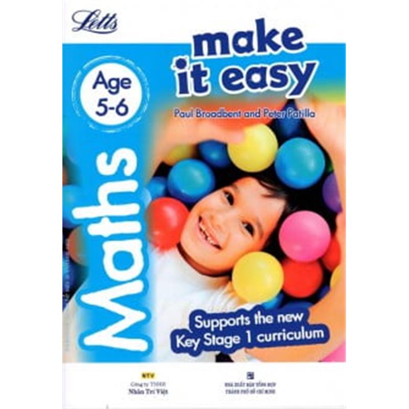 Sách Letts Make It Easy - Maths (Age 5-6)