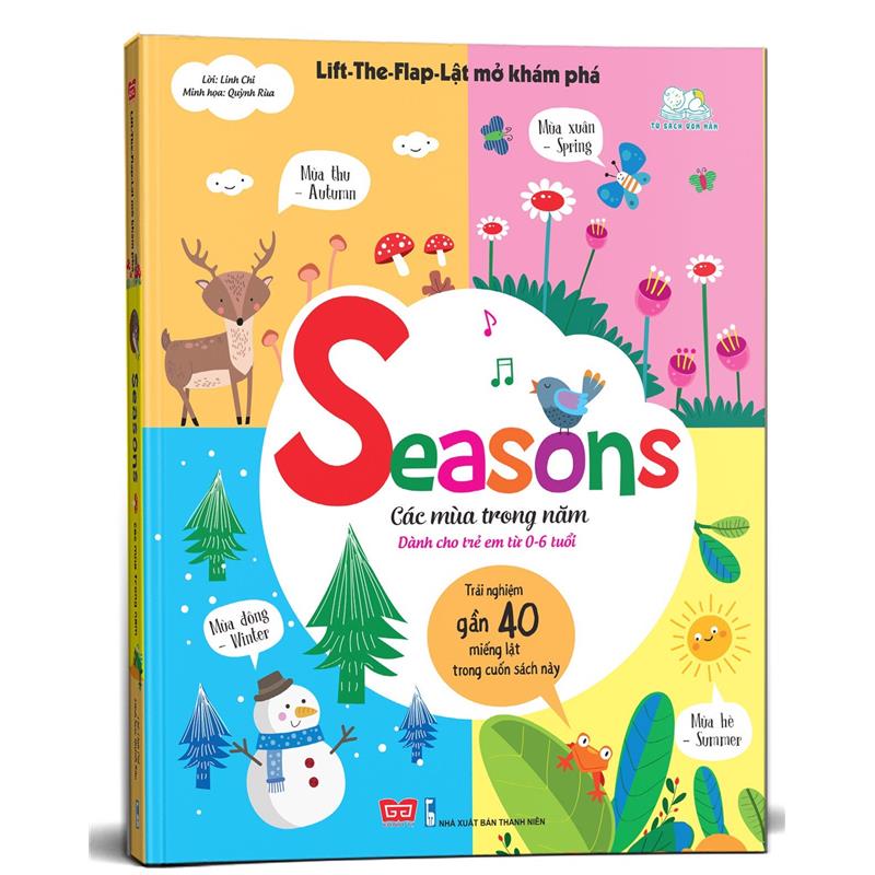Sách Lift-The-Flap-Lật Mở Khám Phá - Seasons - Các Mùa Trong Năm